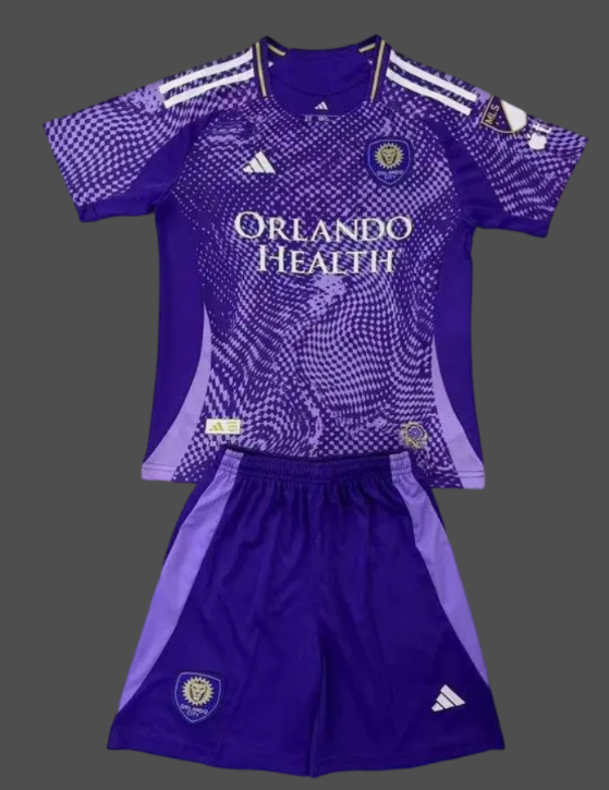 25-26 Orlando City Home Kids Cheap Soccer Jerseys Yupoo