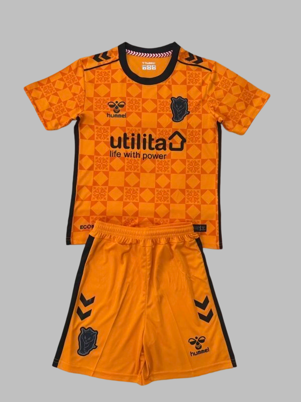 25-26 Sunderland Goalkeeper Kids Cheap Soccer Jerseys Yupo