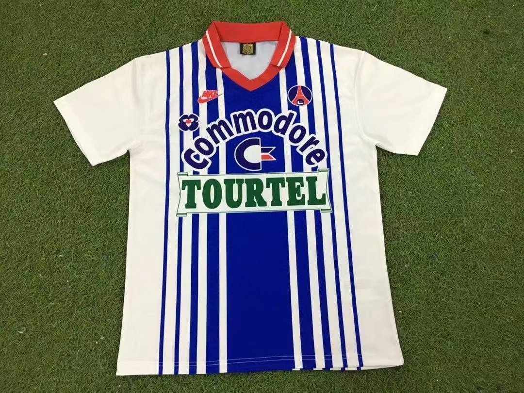 92-93 Paris Away Retro Soccer Jerseys Yupoo