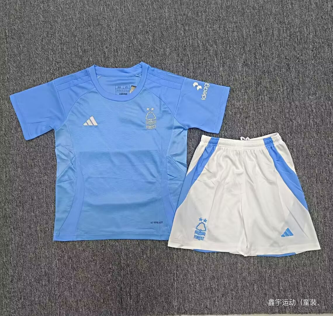 24-25 Nottingham Forest Third Kids Soccer Jerseys Yupoo