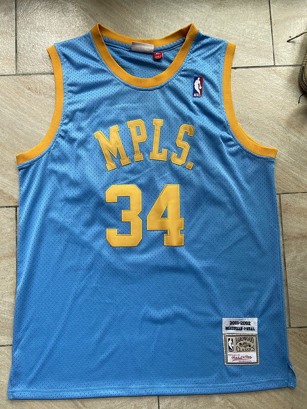 Lakers #34 Embroidery