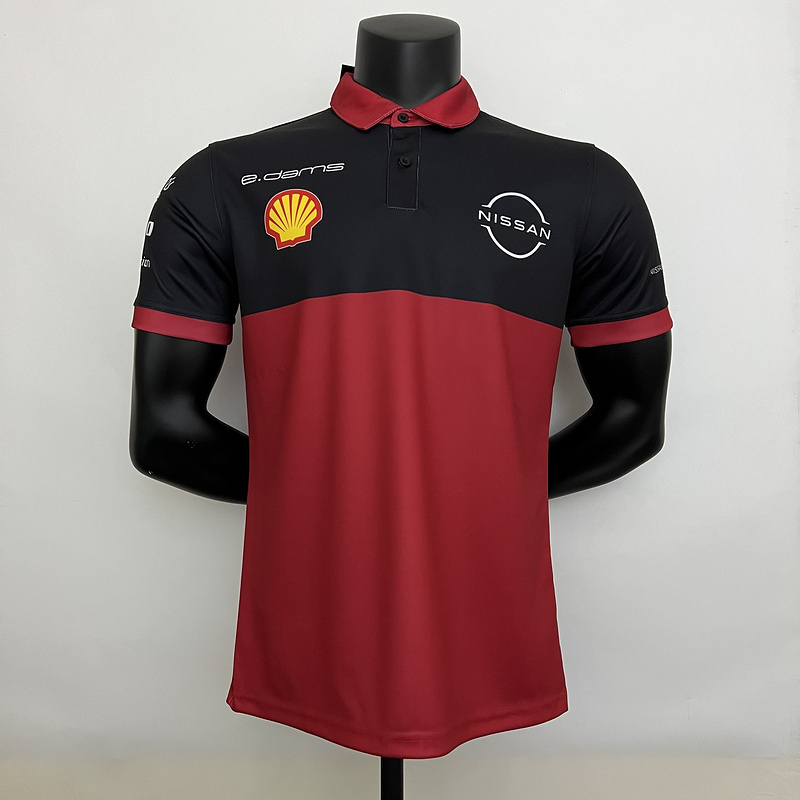 2023 NISSAN Red Polo Shirt