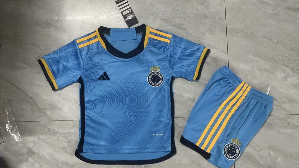23/24 Cruzeiro Third Kids Soccer Jerseys Yupoo
