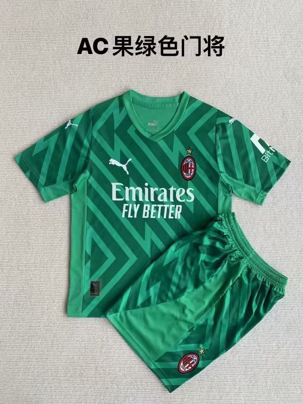 23-24 AC Milan Groakeeper Adult and Kids Soccer Jerseys Yupoo