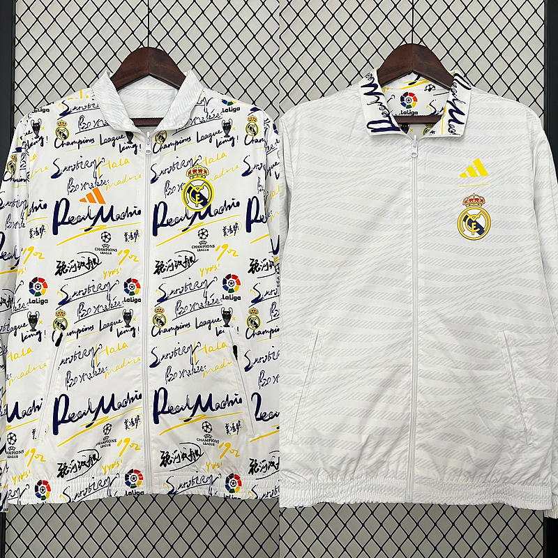 24-25 Real Madrid Both Windbreaker Jackets Yupoo