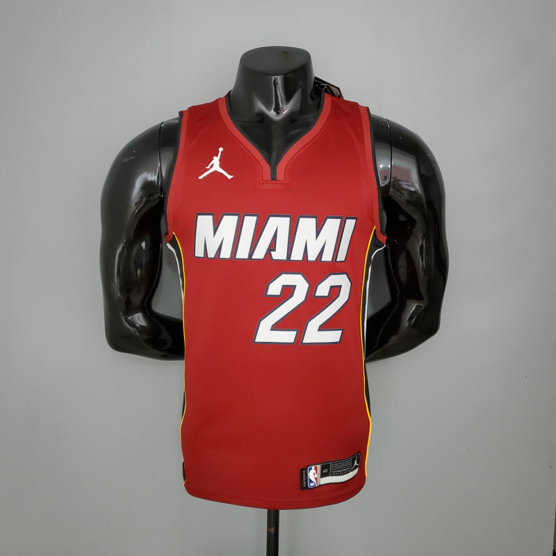 New Miami Heat Jordan BUTLER#22 Burgundy NBA Jersey S-XXL