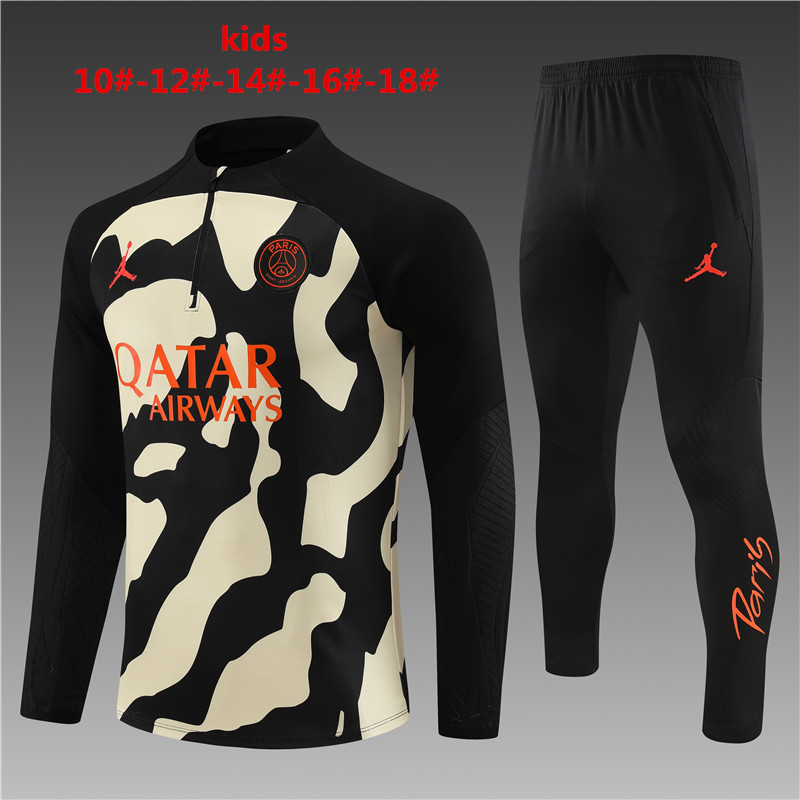 23-24 Paris Kids Long Sleeve Training Suit Yupoo