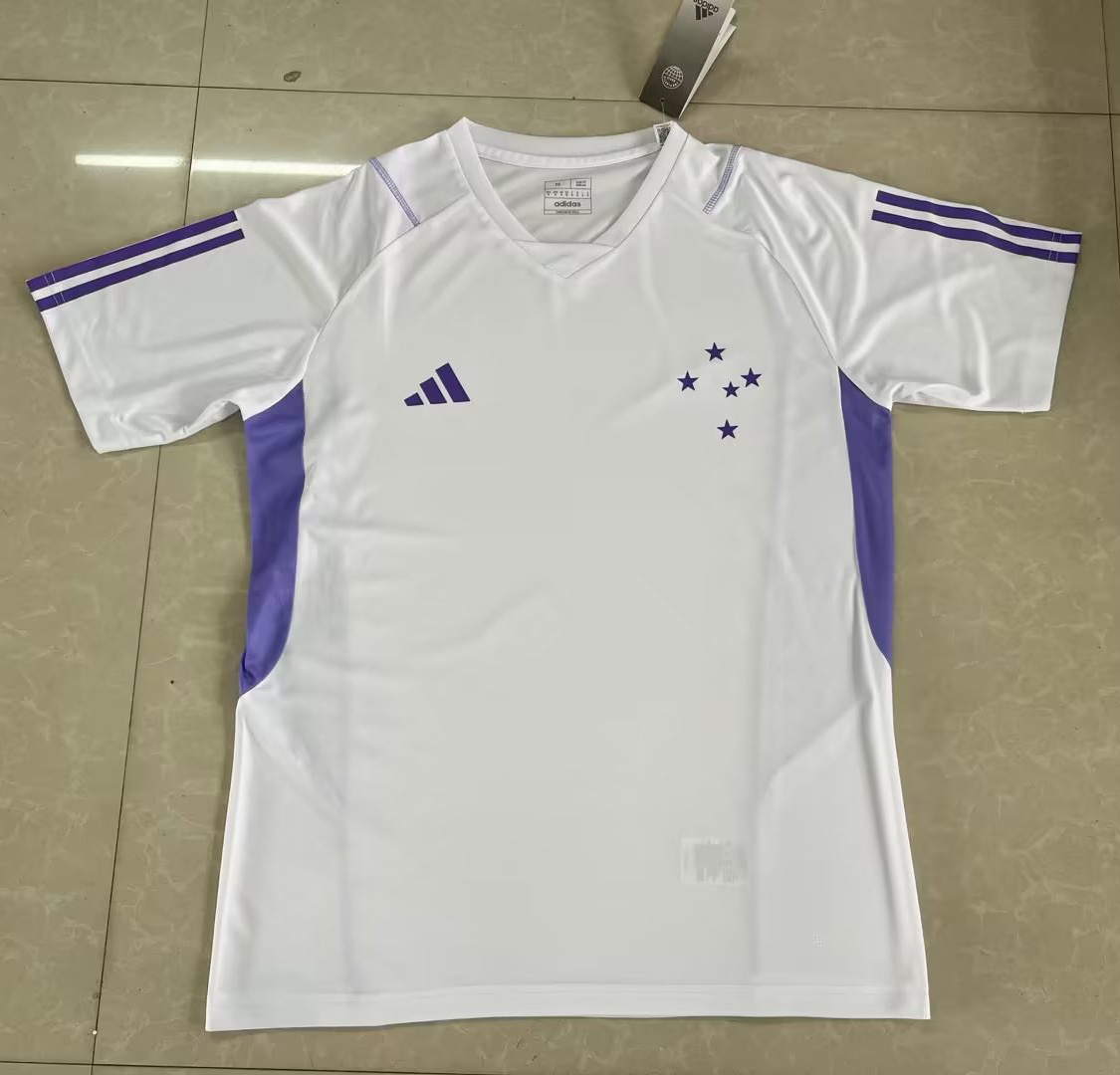 23-24 Cruzeiro White Training Soccer Jerseys Yupoo