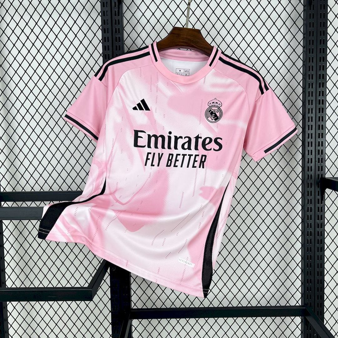 Real Madrid 2024/25 Special Edition Pink White Jersey