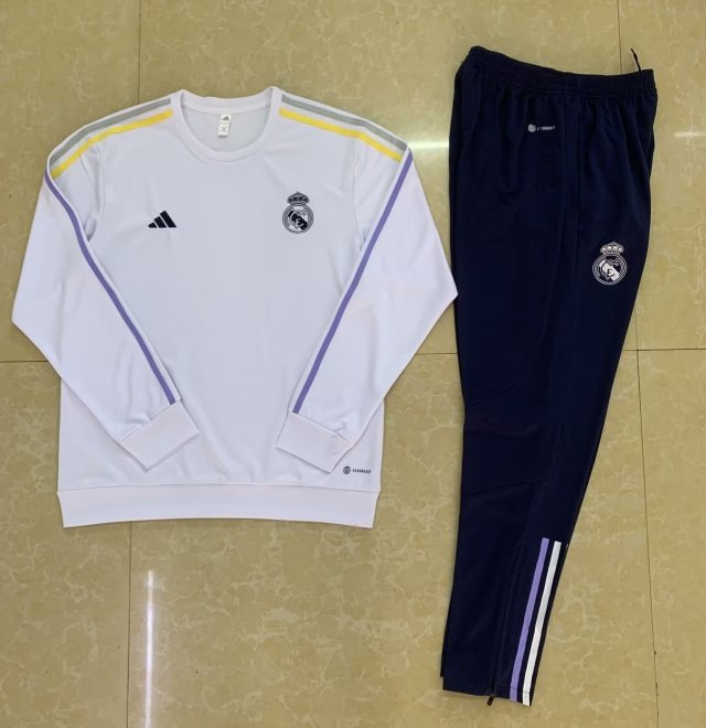 23-24 Real Madrid Long Sleeve Training Suit Yupoo