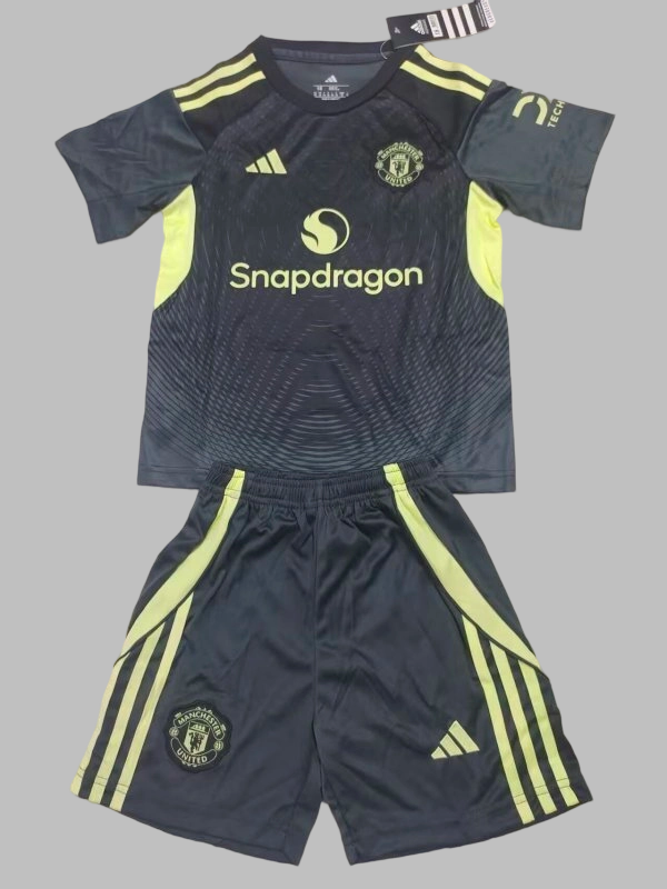 25-26 Man United Goalkeeper Kids Cheap Soccer Jerseys Yupoo