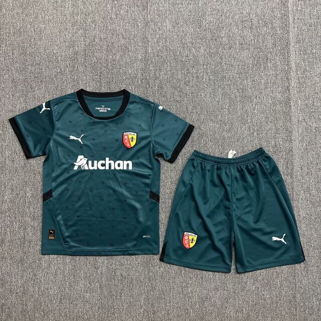 24-25 RC Lens Away Kids Soccer Jerseys Yupoo