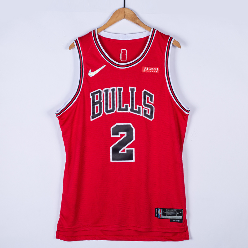 2022 Bulls #2 75th Anniversary Embroidery