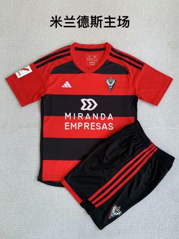 23-24 Mirandes Home Kids Soccer Jerseys Yupoo