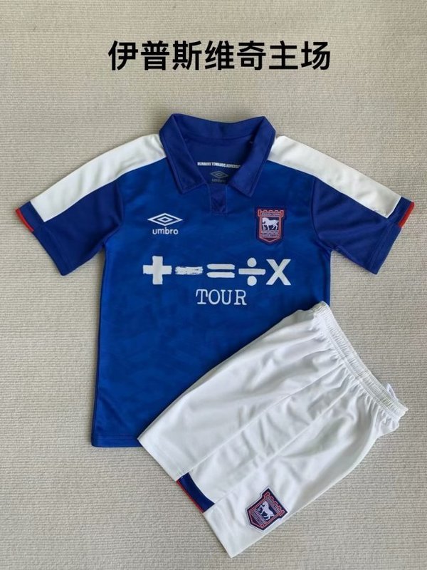 23-24 Ipswich Town F.C Home Adult And Kids Soccer Jerseys Yupoo