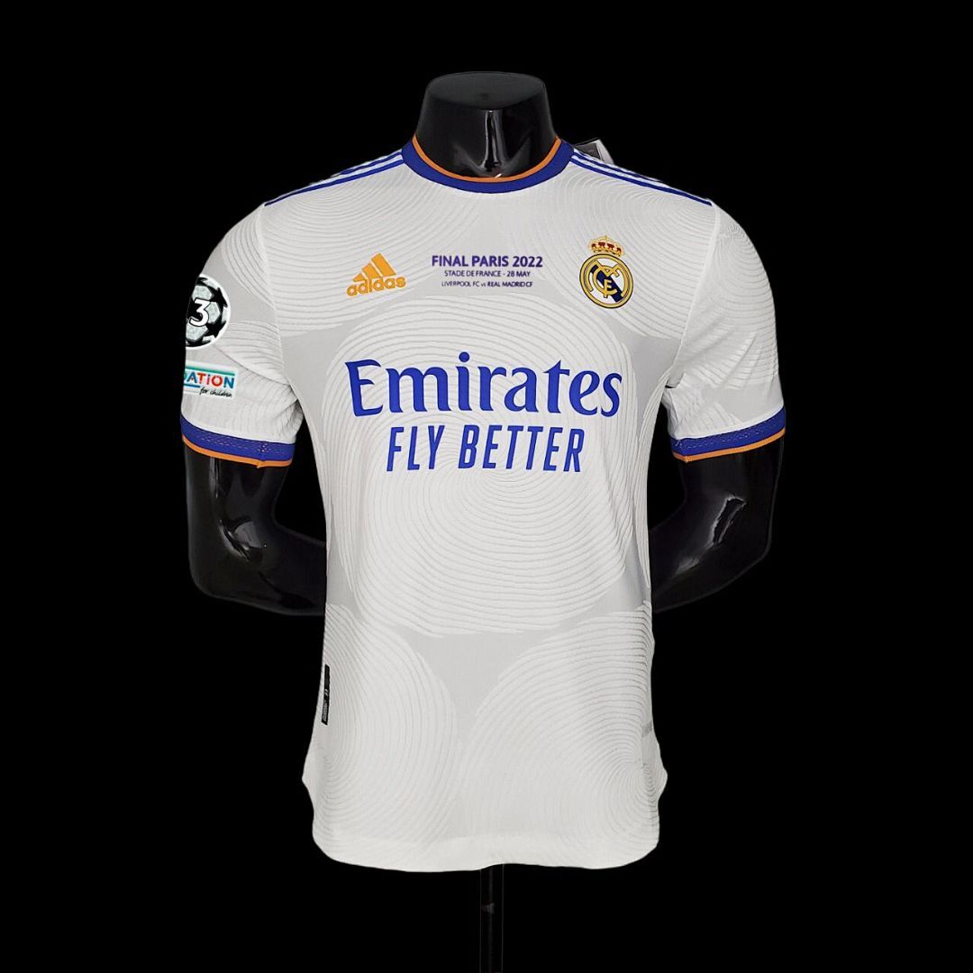 21/22 player version Real Madrid final version home S-XXL