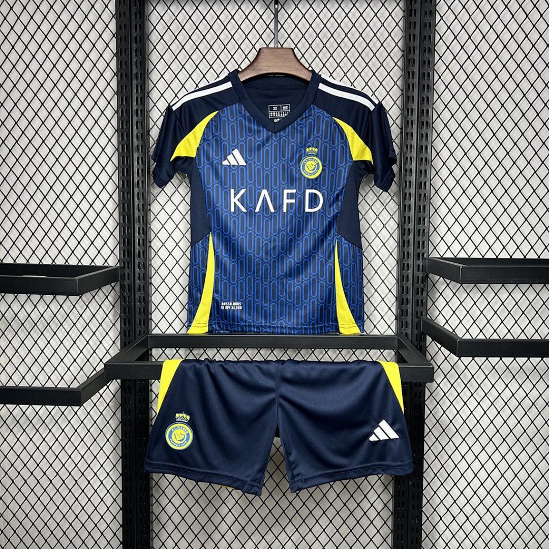 Al-Nassr 2024/25 Away Kids Kit