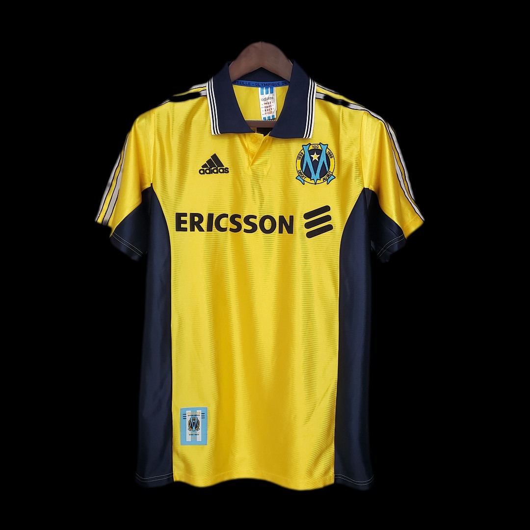 Retro 98-99 Marseille away yellow S-2XL (811)