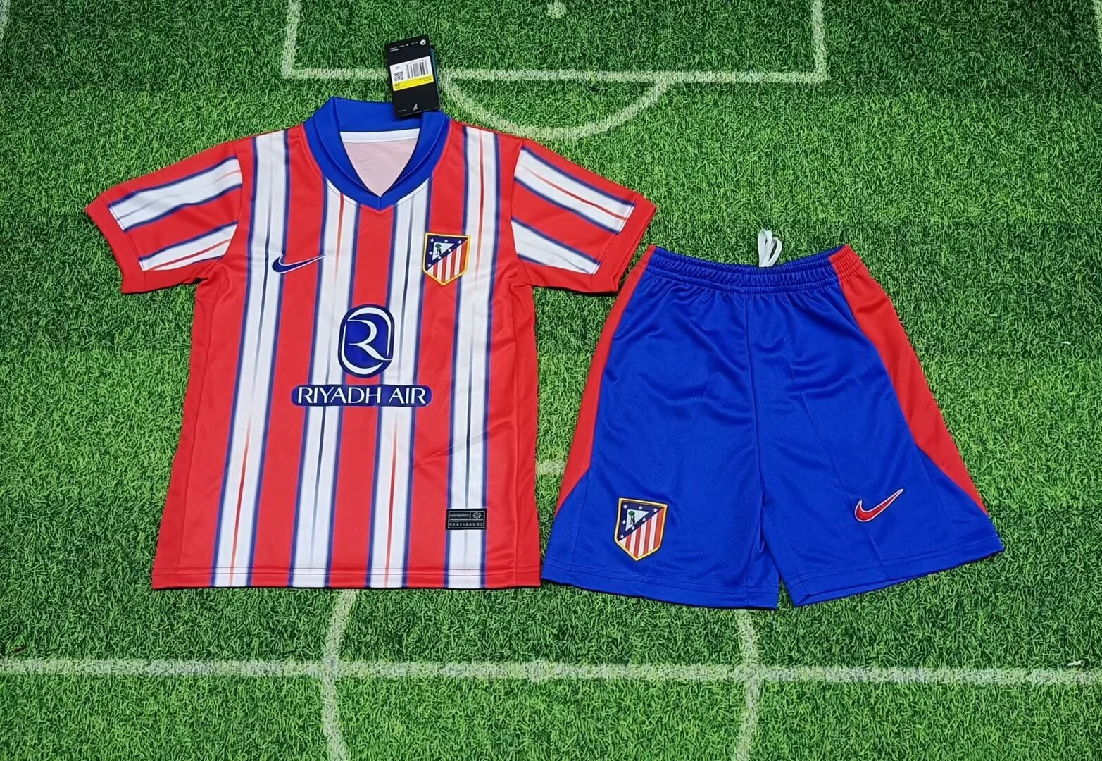 24-25 Atletico Madrid Home Kids Soccer Jerseys Yupoo