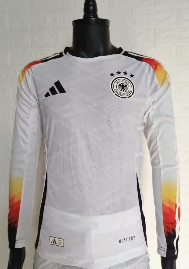 2024 Germany Home Player Version Long Sleeve Soccer Jerseys Yupoo