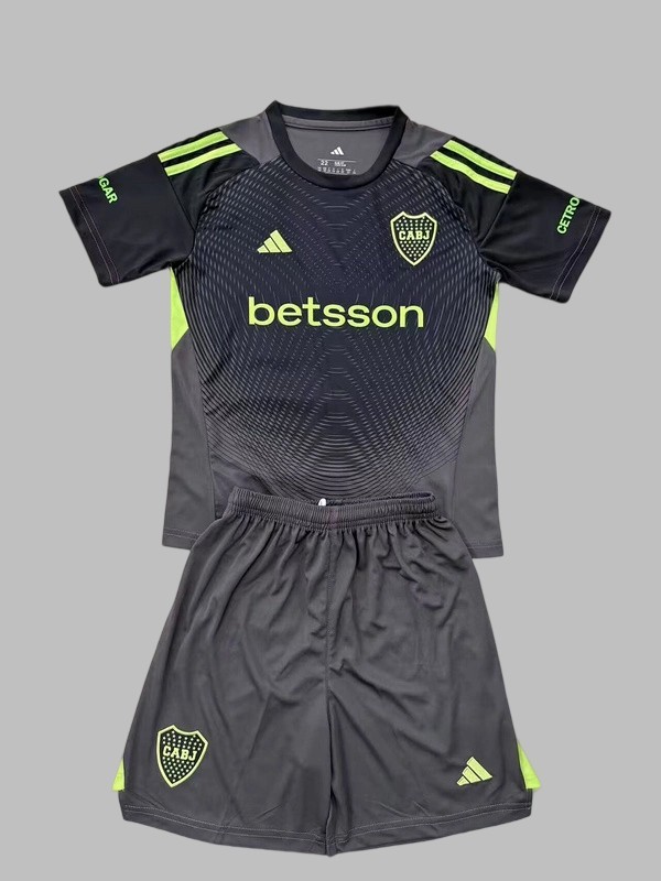 25-26 Boca Juniors Goalkeeper Kids Cheap Soccer Jerseys Yupoo