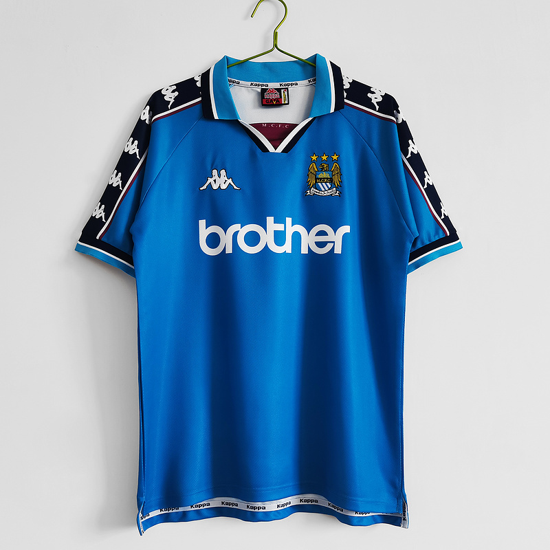 1997-99 Manchester City Home Retro Soccer Jerseys Yupoo