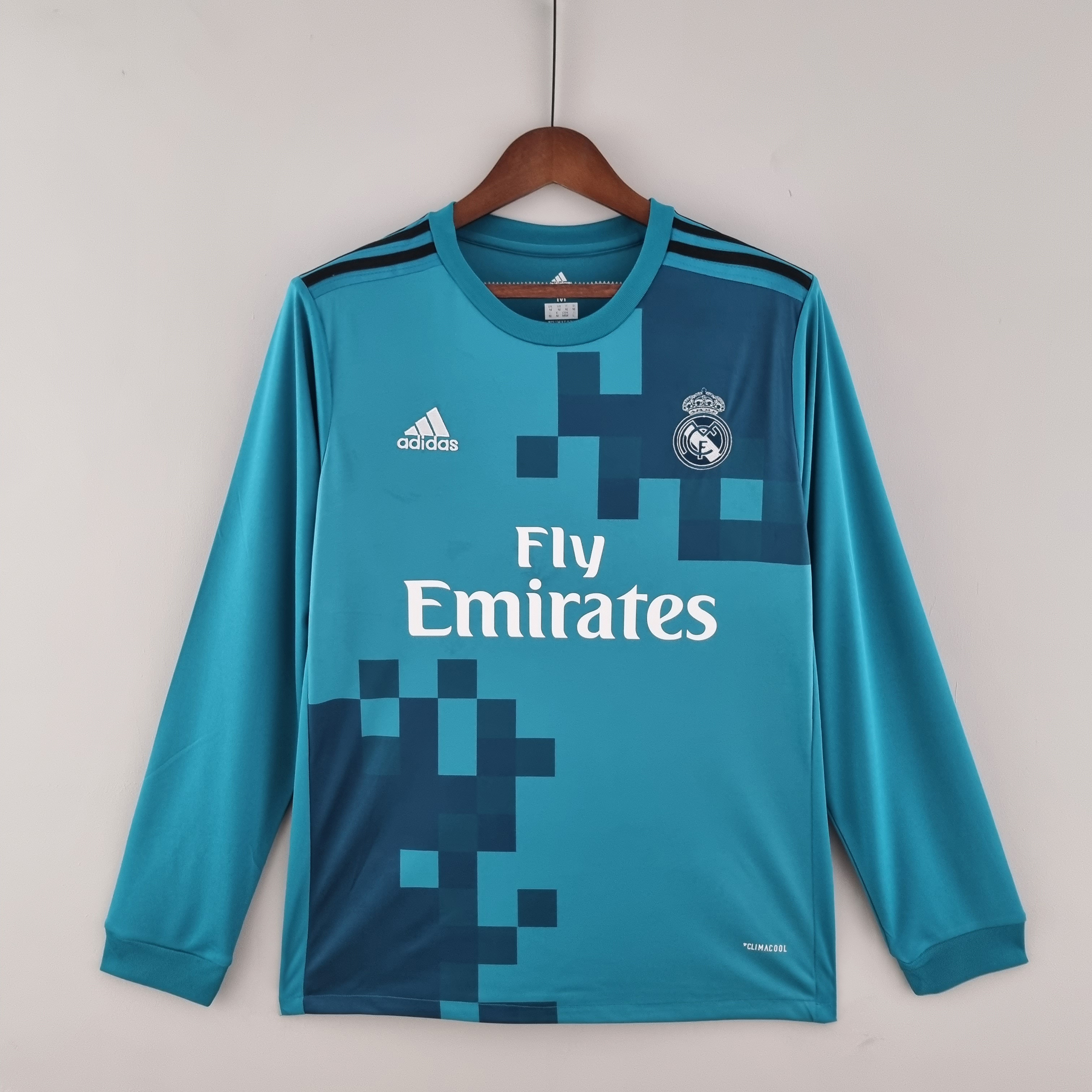 2017-18 Real Madrid Third Retro Long Sleeve Soccer Jerseys Yupoo