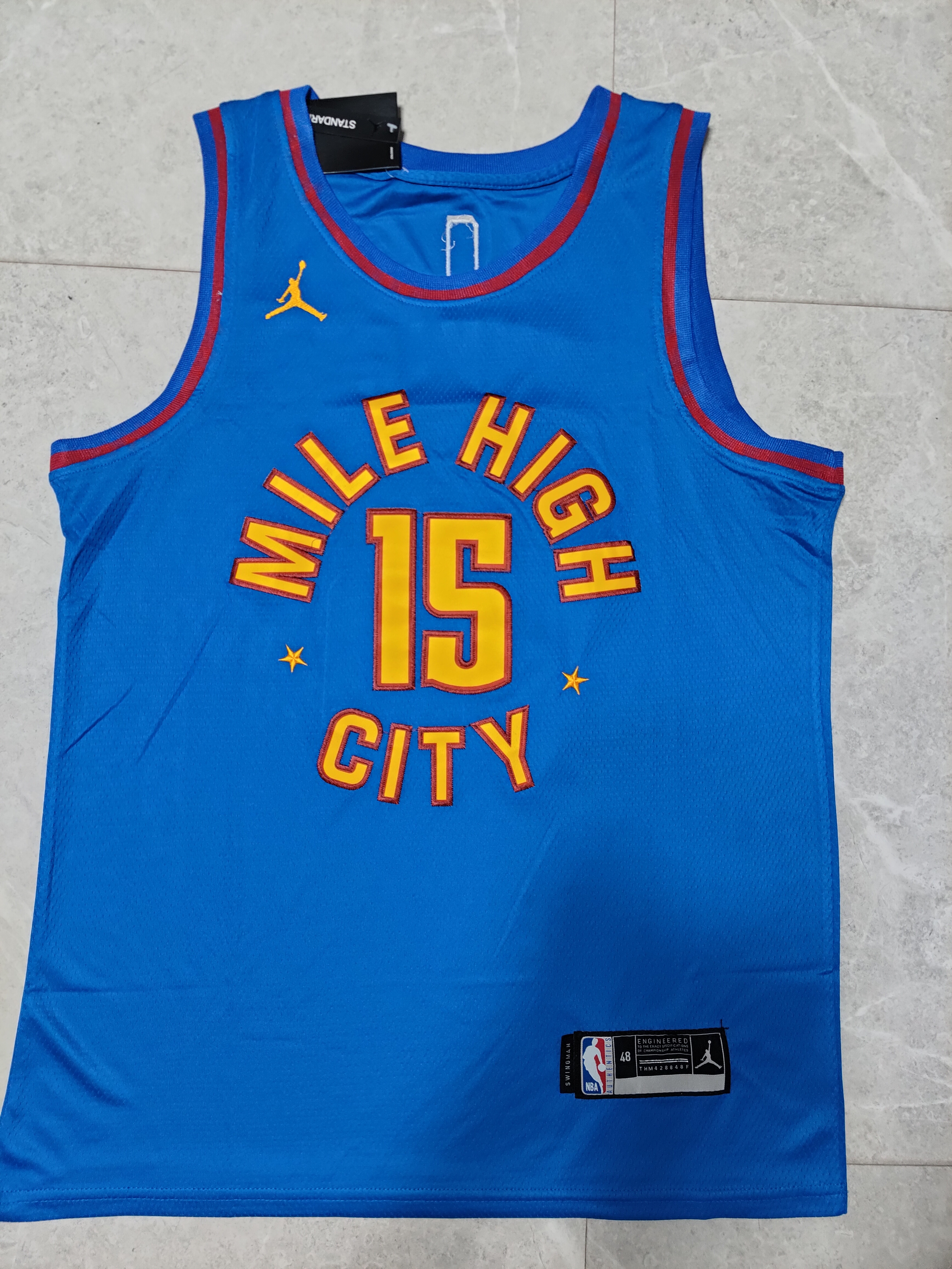 2023 Nuggets #15 Embroidery