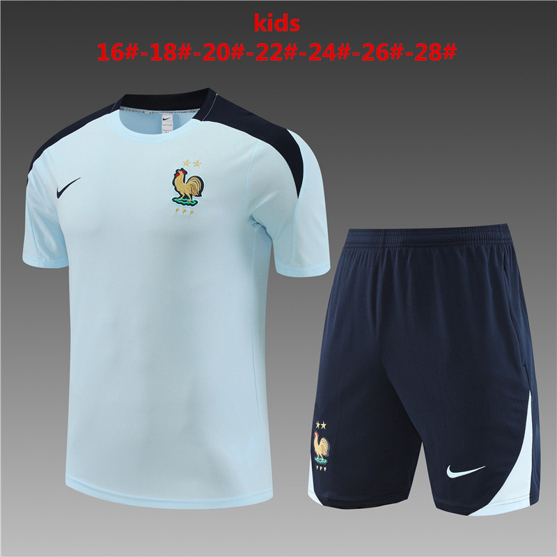 23-24 France Kids Training Soccer Jerseys Yupoo