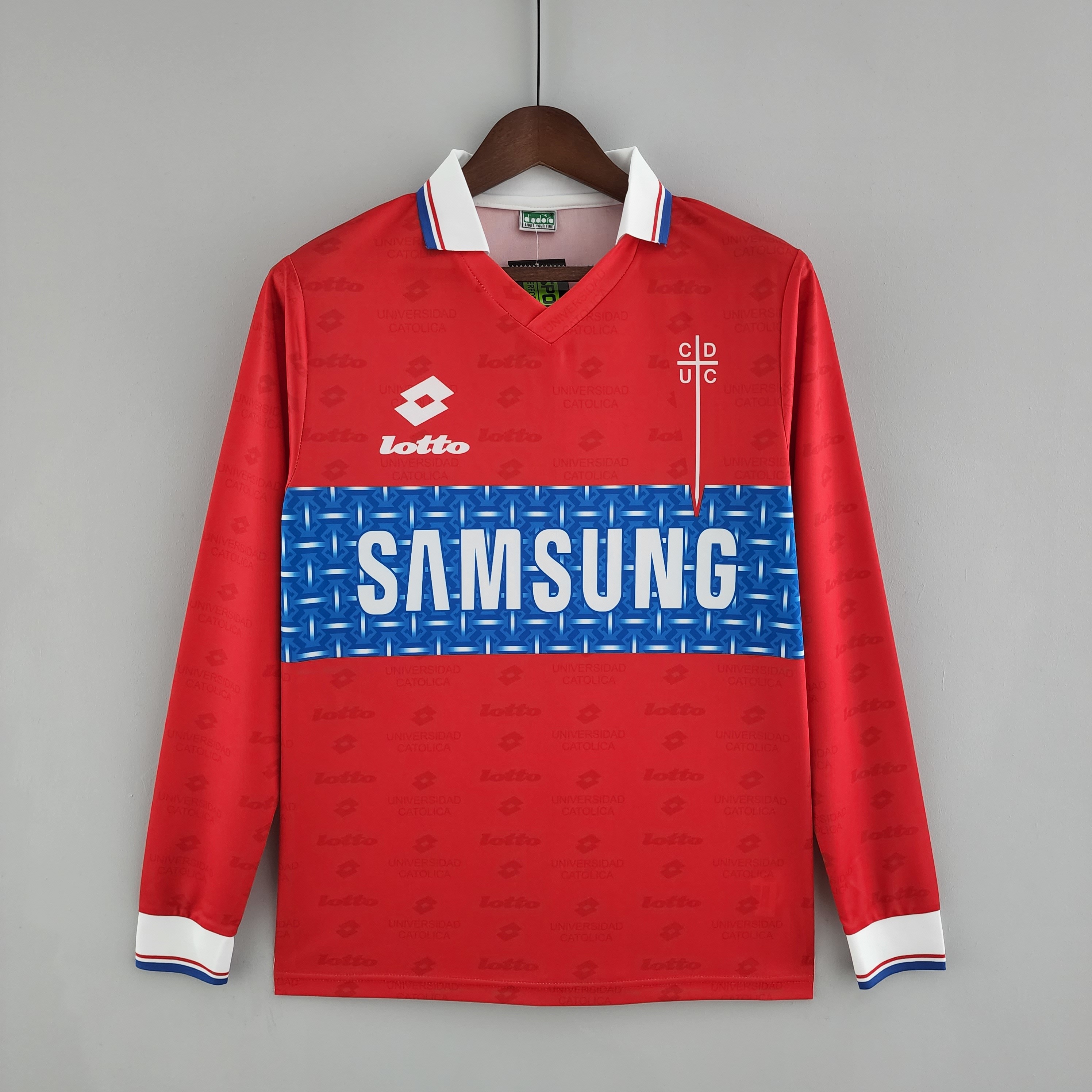 1996 Deportivo Universidad Católica Third Retro Long Sleeve Soccer Jerseys Yupoo