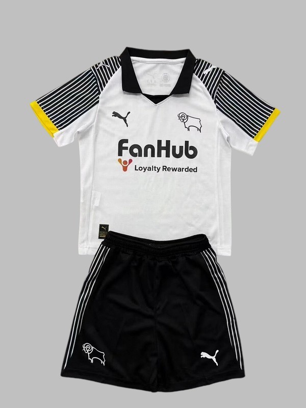 25-26 Derbyshire Home Kids Cheap Soccer Jerseys Yupoo