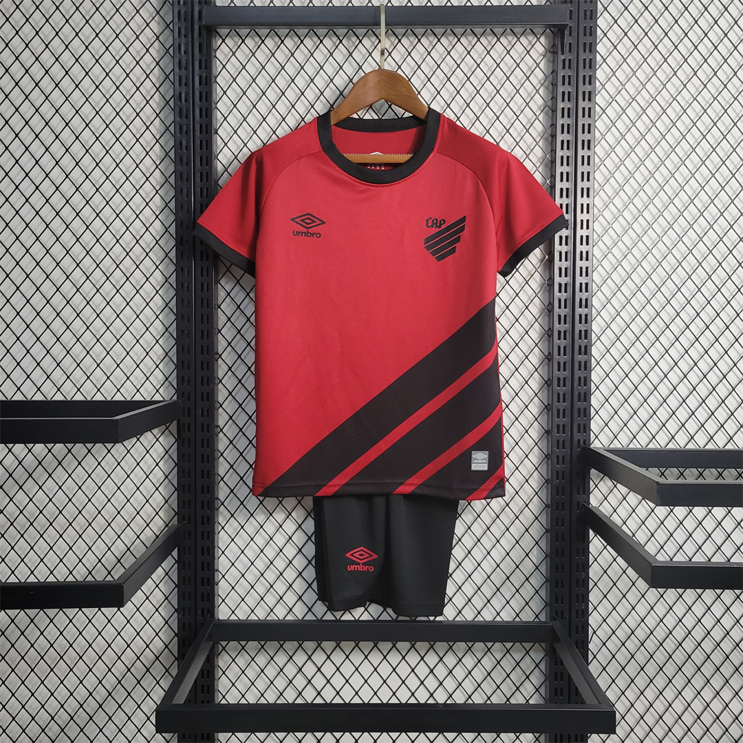 23-24 Athletico Paranaense Home Kids Soccer Jerseys Yupoo