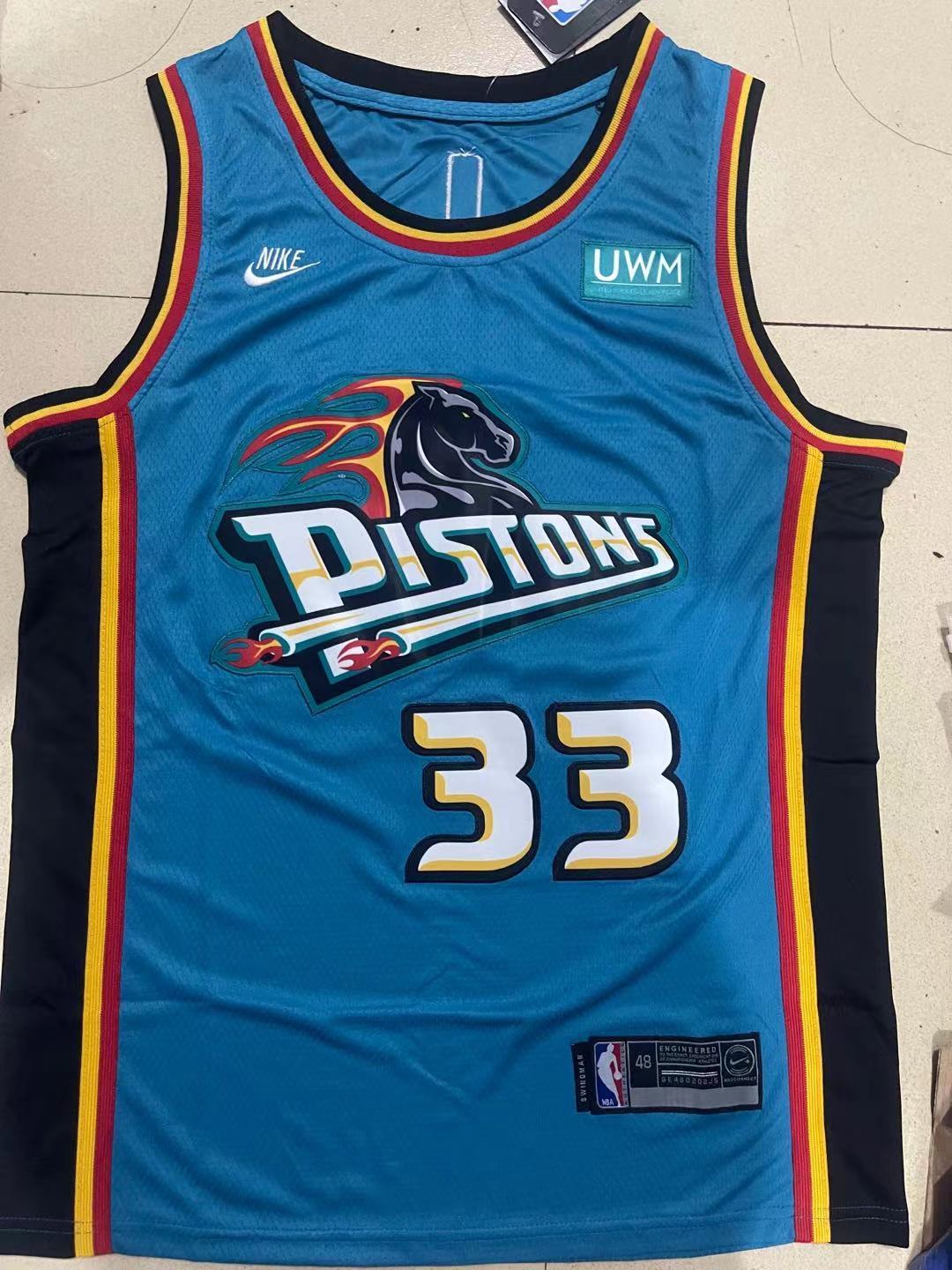 Pistons #33 Embroidery