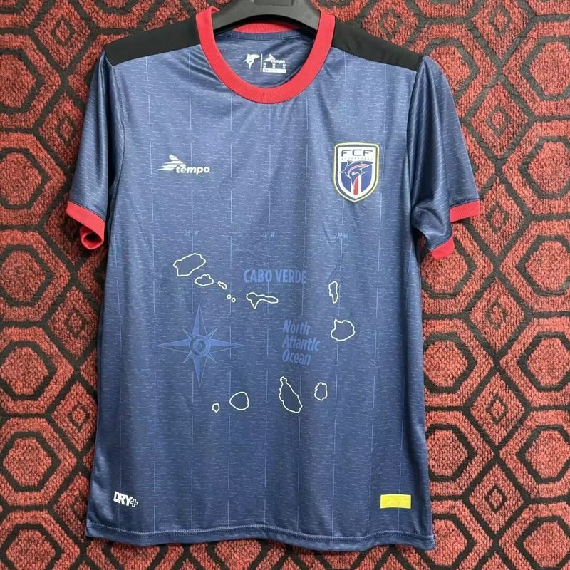 2024 Cape Verde Home Soccer Jerseys Yupoo