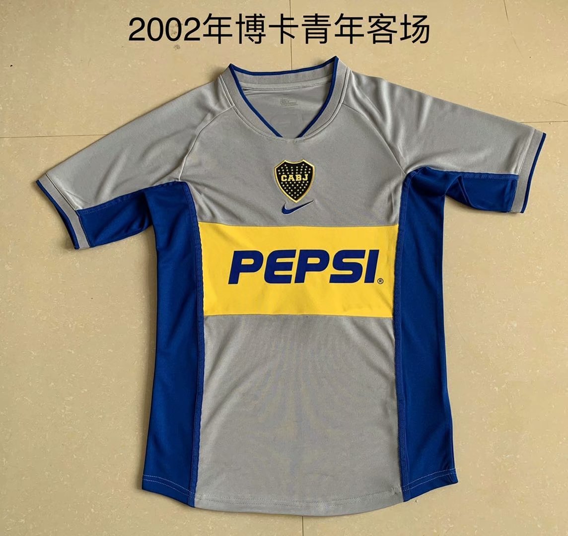 2002 Boca Away Retro Soccer Jerseys Yupoo