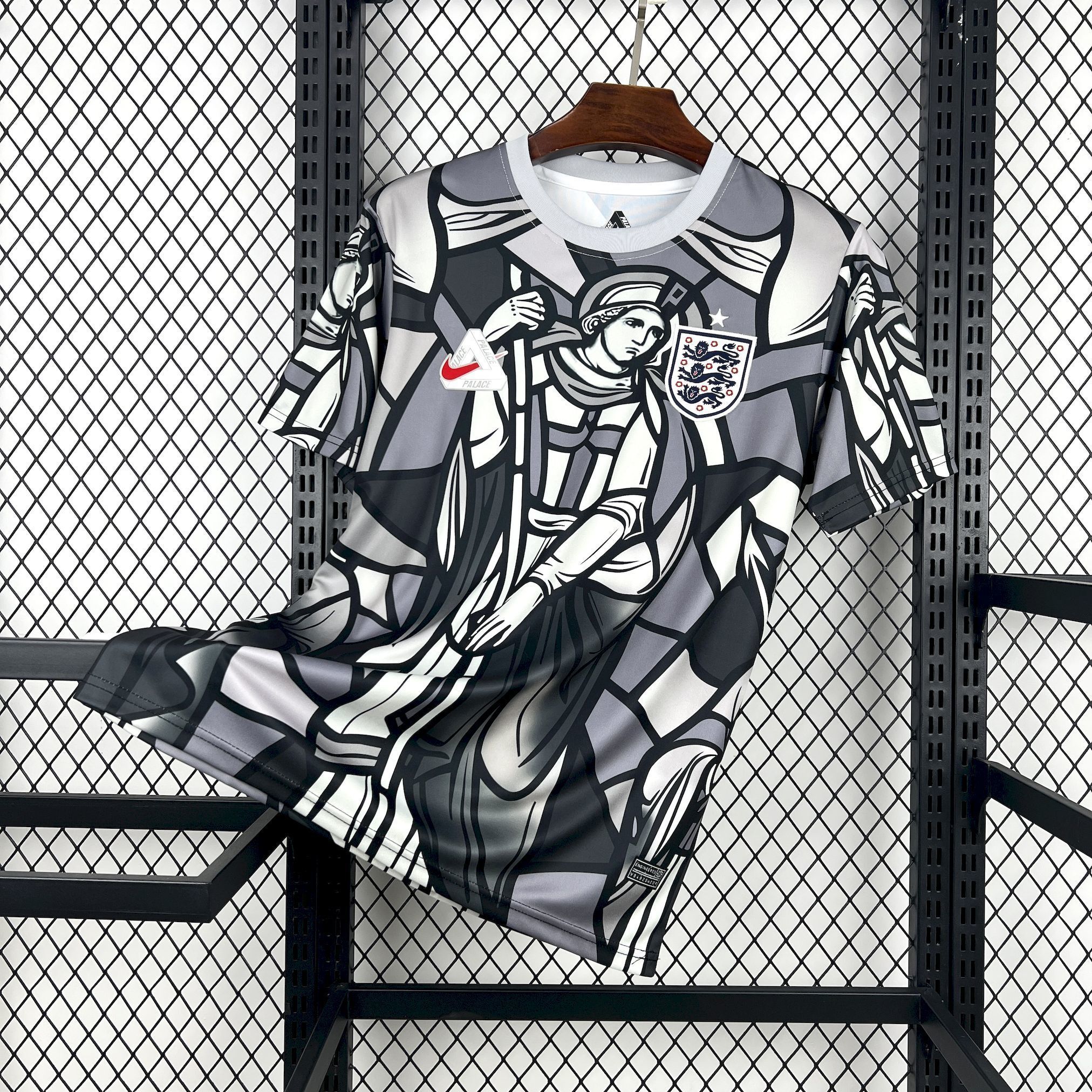 Mens England x Palace 2026 World Cup Pre-match Jersey-Fans Version