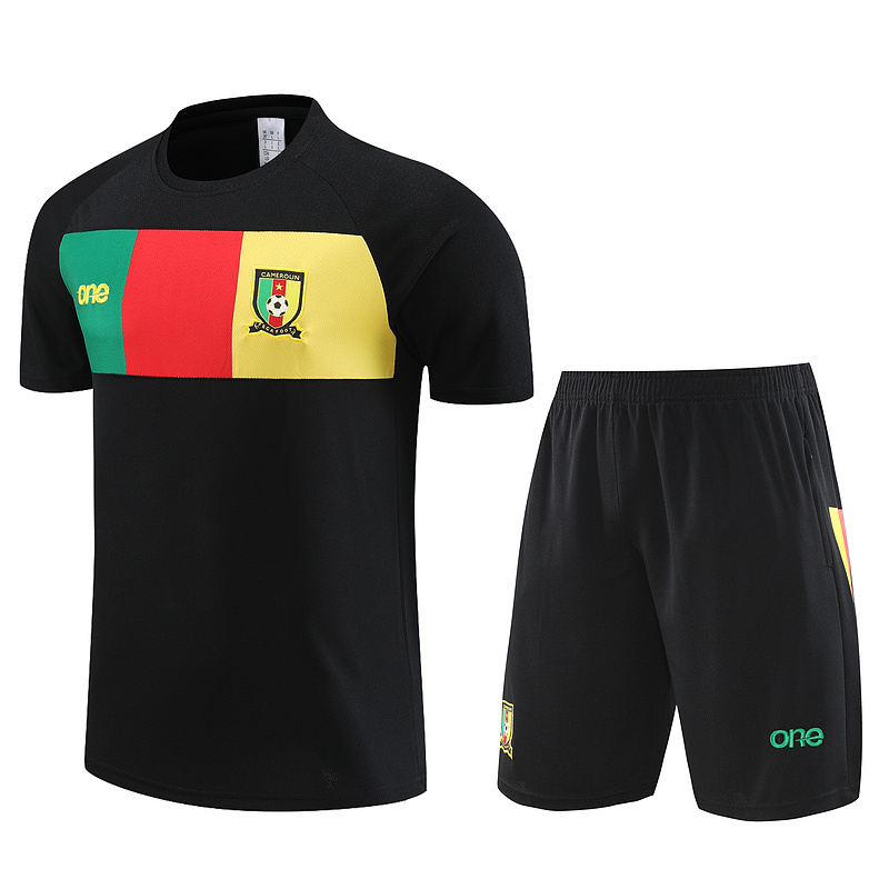 23-24 Cameroon Black Training Soccer Jerseys Yupoo