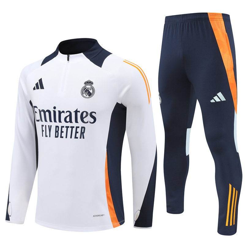 24-25 Real Madrid Long Sleeve Training Suit Yupoo
