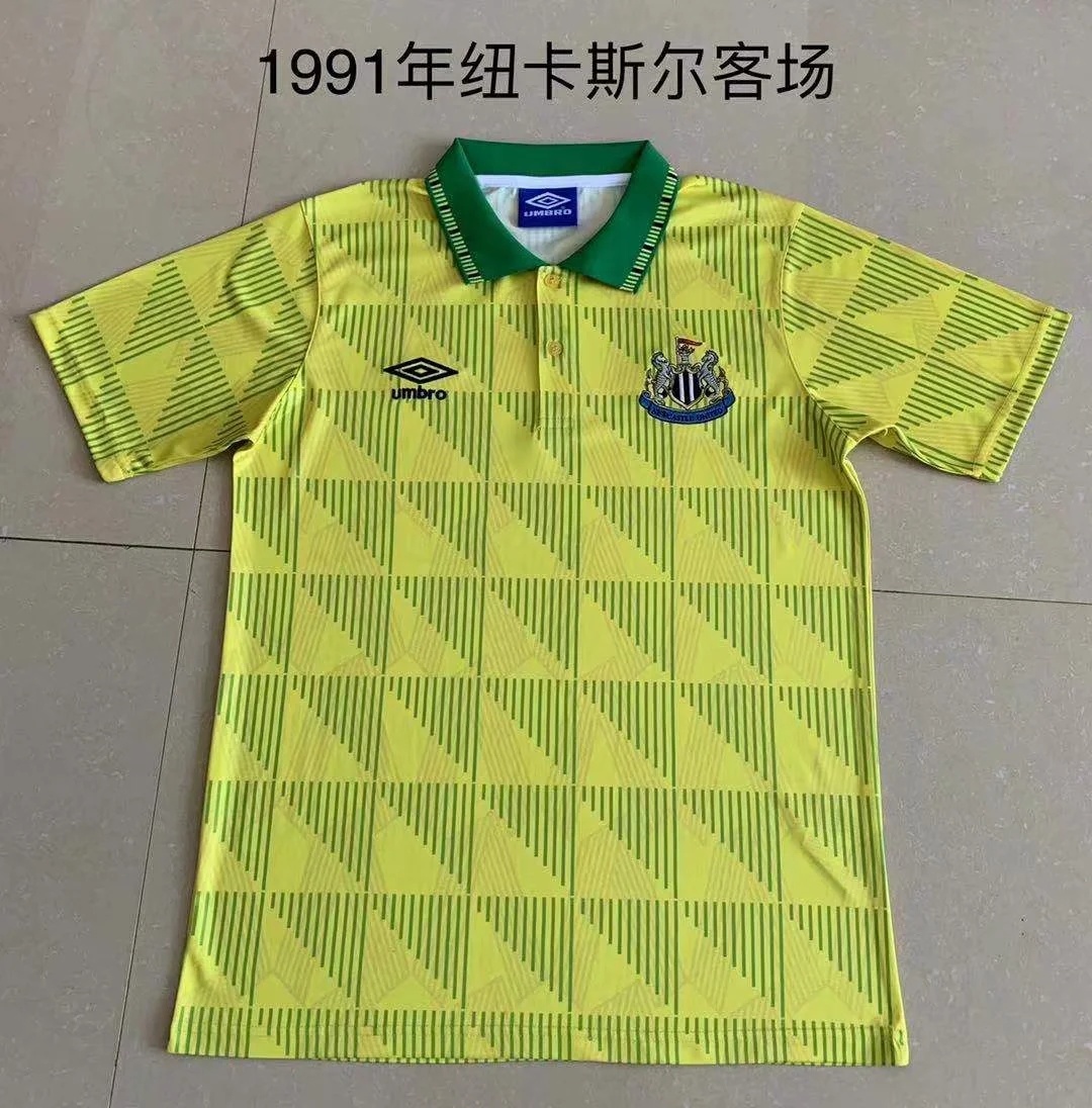 1991 Newcastle United Away Retro Soccer Jerseys Yupoo