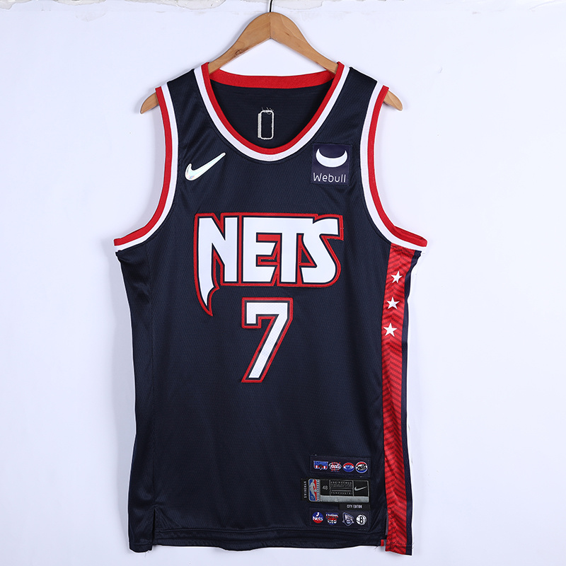 2022 Nets #7 75th Anniversary City Version Embroidery