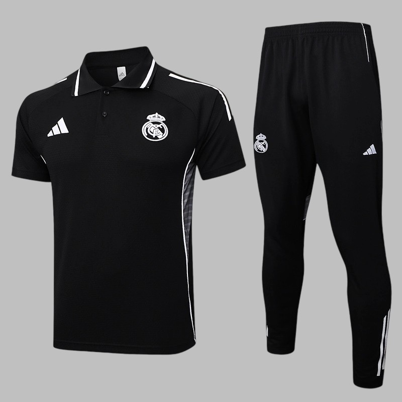 25-26 Real Madrid Polo Training Soccer Suit Yupoo