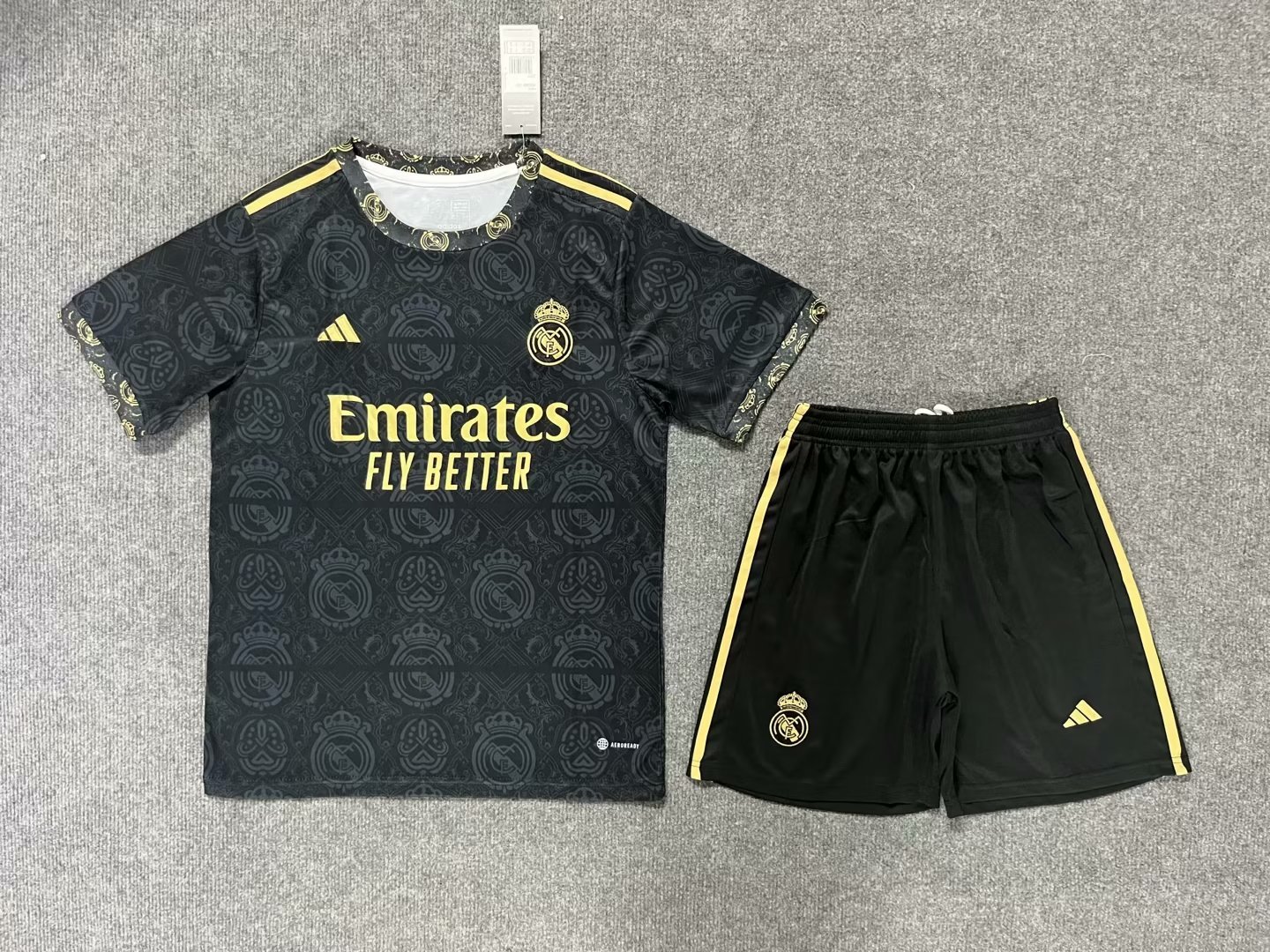 23-24 Real Madrid Black Training Soccer Jerseys Yupoo