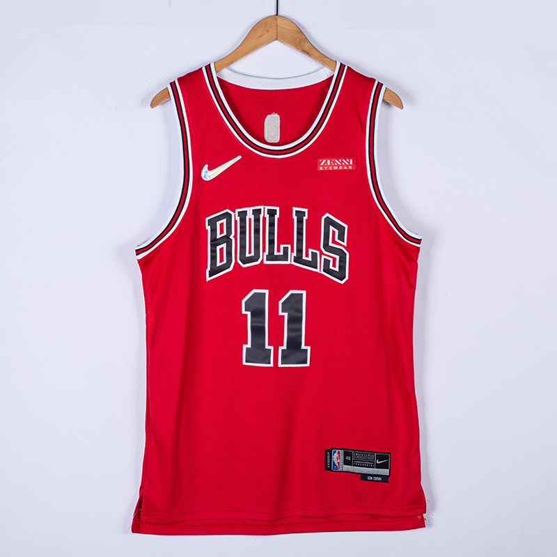 2022 Bulls #11 75th Anniversary Embroidery