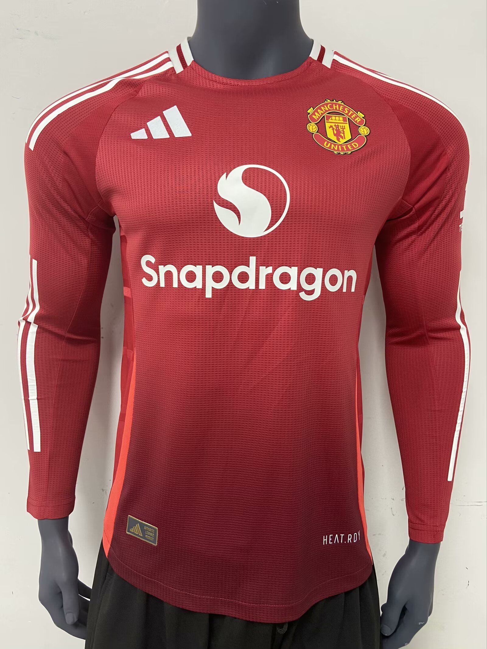 24-25 M-anchester U-nited Home Player Version Long Sleeves Soccer Jerseys Yupoo