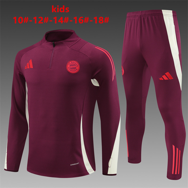 24-25 Bayern Kids Long Sleeve Training Suit Yupoo