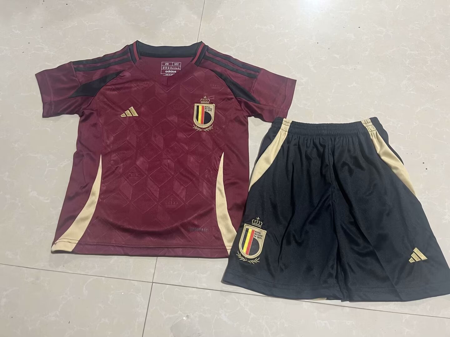 2024 Belgium Home Kids Soccer Jerseys Yupoo