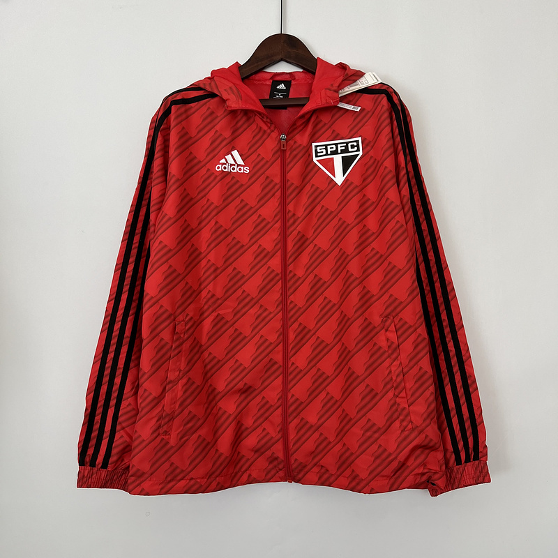 23-24 Sao Paulo Windbreaker Hoodie Jackets Yupoo