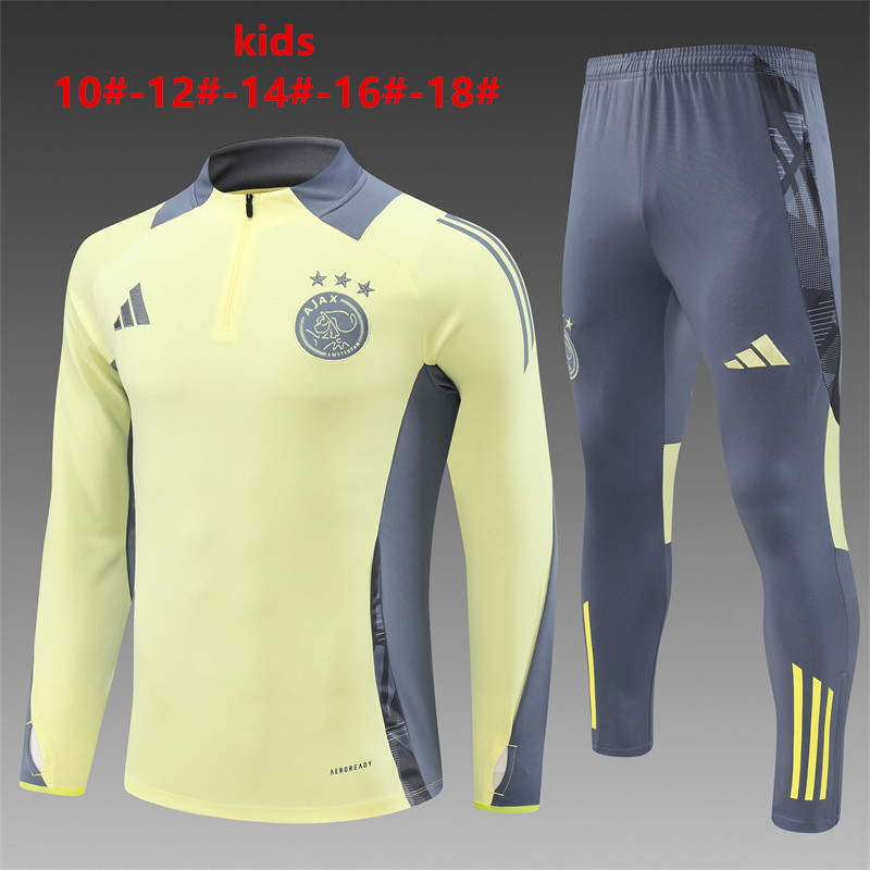 24-25 Ajax Kids Long Sleeve Training Suit Yupoo