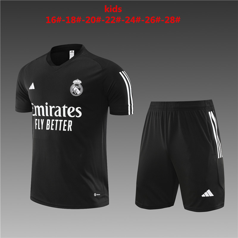 23-24 Real Madrid Kids Training Soccer Jerseys Yupoo