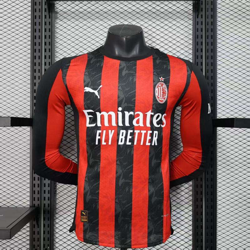 25-26 AC Milan Home Cheap Soccer Jerseys Yupoo